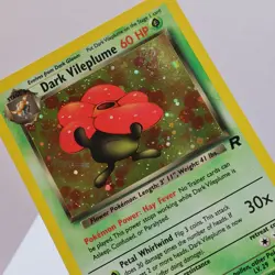 Pokemon TCG - Dark Vileplume 13/82 Team Rocket Holo Rare WOTC 1999 - EXC/NM - Image 1