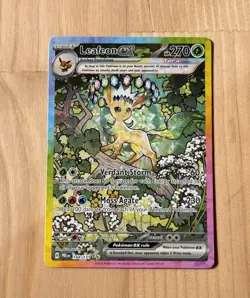 Leafeon ex - 144/131 - Pokemon Prismatic Evolutions Special Illustration Rare - Image 2