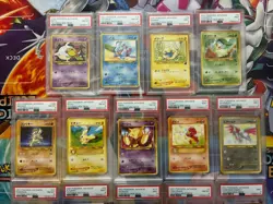Vintage Pokemon Card Lot PSA Lot Half Side Deck Diamond Fingers Abra Low Pop Lot - Image 4