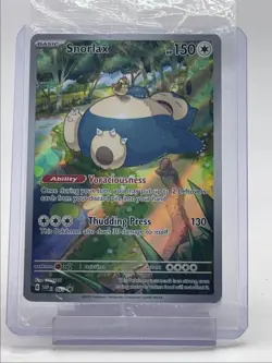 SNORLAX 2023 POKEMON S&V 151 ETB BLACK STAR PROMO HOLO FA E #051 Q5686 - Image 1
