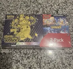 Pokemon Surging Sparks ETB + Booster Bundle Costco 2-pack Sealed - Image 1