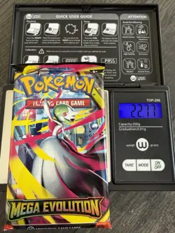 Heavy 22.77g! Pokemon TCG Mega Evolutions Base Pack Sealed! SIR PackU! - Image 1