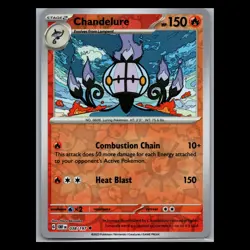 Obsidian Flames - Chandelure - 038/197 - Reverse Holo - Pokemon TCG - Image 1