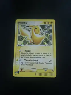 Pikachu 012 Black Star Promo 2003 e Reader Series Holo Rare Pokemon TCG LP - Image 1