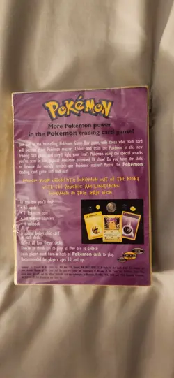 WOTC 1999 Pokemon Zap! Theme Deck Factory Sealed Vintage - Image 2