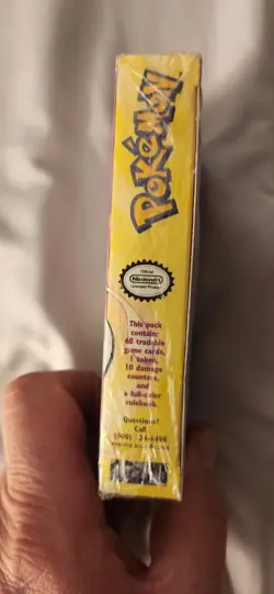 WOTC 1999 Pokemon Zap! Theme Deck Factory Sealed Vintage - Image 5