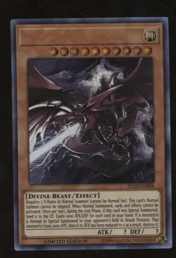Slifer The Sky Dragon Limited Edition Yu-Gi-Oh! Card TN19-EN008 No Name Error - Image 1
