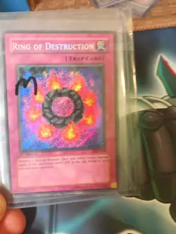 Yu-Gi-Oh! TCG Lava Golem And Ring of Destruction Pharaonic Guardian PGD 000, 107 - Image 1