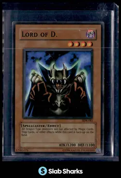 2002 YU-GI-OH! STARTER DECK: KAIBA #SDK-041 LORD OF D. WAVY PRINT - Image 1