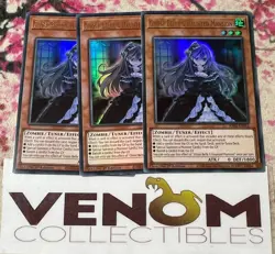 3x (M/NM) *EURO* Ghost Belle & Haunted Mansion RA01-EN011 Ultra 1st Ed. YuGiOh - Image 1