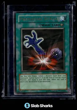 2002 YU-GI-OH! PHARAOH'S SERVANT #PSV-037 PREMATURE BURIAL NEAR MINT - Image 1