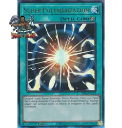Yugioh! 1x Super Polymerization RA03-EN053 Ultimate Rare 1st Ed NM - Image 1