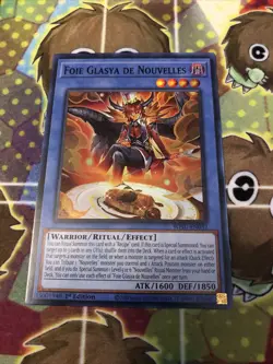 Foie Glasya de Nouvelles WISU-EN032 1st Edition Super Rare Yugioh! NM - Image 1