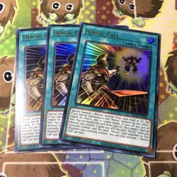 3x Heroic Call 1st Edition Ultra Rare BLCR-EN026 Yu-Gi-Oh! - Image 1