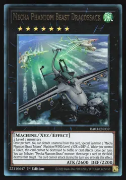 Mecha Phantom Beast Dracossack - RA03-EN039 - Ultimate Rare - Yugioh - Image 1