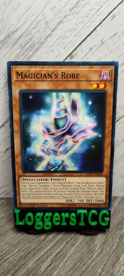 Yu-Gi-Oh! Magician's Robe / LEDD-ENA04 1st Edition LP - Image 1