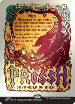 Prossh, Skyraider of Kher (Rainbow Foil) -Foil Near Mint MTG Secret Lair - Image 1
