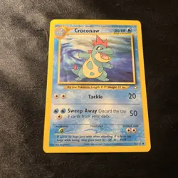 Croconaw - 32/111 - Pokemon Neo Genesis Unlimited Card WOTC LP - Image 2