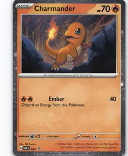 Charmander - (Cosmos Holo) Promo SV: Scarlet & Violet Promo Cards 047 NM Pokemon - Image 1
