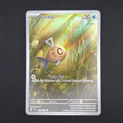 Pokemon TCG Card Feebas 198/191 SV8 Surging Sparks Illustration Rare - NM - Image 1