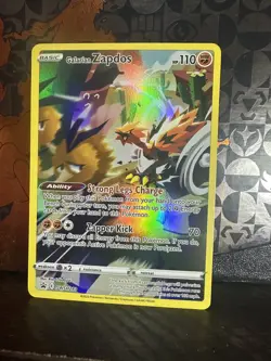 Pokemon TCG Galarian Zapdos SWSH283 Sword & Shield Black Star Promo Card NM - Image 1