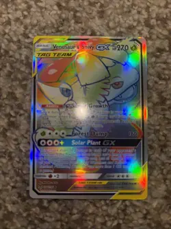 Pokemon TCG Venusaur & Snivy GX Card FAKE/REPLICA/DISPLAY ONLY READ - Image 1
