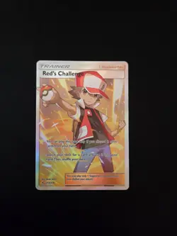 Pokemon TCG Red's Challenge 213/214 SM Unbroken Bonds Full Art Card NM - Image 1