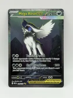 Mega Absol ex Special Illustration Rare 180/132 Mega Evolution Pokemon Card NM - Image 1