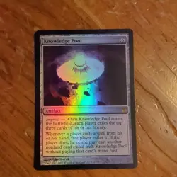 Knowledge Pool Mirrodin Besieged Foil MTG NM Magic Card - Image 1