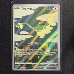 Drampa 184/162 Illustration Rare Full Art Pokemon Card Temporal Forces NM/M - Image 1