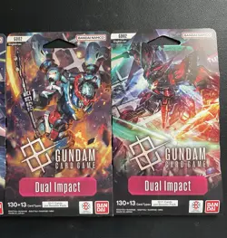 GUNDAM CARD GAME Dual Impact Sleeved Booster Packs x 4 Sealed - GD02 English NEW - Image 3