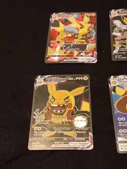 6Pikachu Pokemon Card Holo GX VSTAR VMAX GX EX Cosplay Art - Image 2