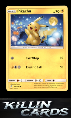 Pikachu (56) 56/236 Pokemon Common SM - Unified Minds Card LP - Image 1