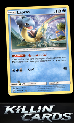 Lapras 36/236 Pokemon Uncommon SM - Unified Minds Card NM - Image 1
