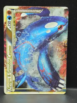 Pokemon TCG Kyogre Groudon Legend Undaunted 87/90 Holo Rare Card LP - Image 1