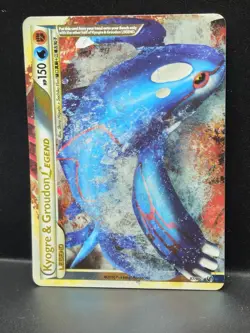 Pokemon TCG Kyogre Groudon Legend Undaunted 87/90 Holo Rare Card LP - Image 2