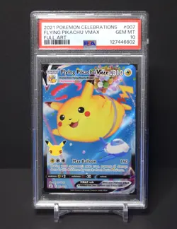 Pokemon TCG Flying Pikachu VMAX 007/025 Celebrations Ultra Rare Card - PSA 10 - Image 1