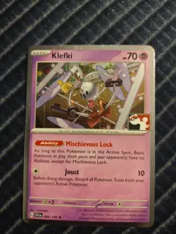 Klefki Holo Pokemon Prize Pack Series Promo Pokemon Card NM/LP - Image 2