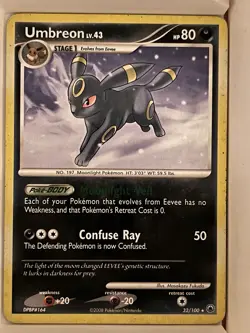 Pokemon TCG Umbreon Card 32/100 Majestic Dawn Regular Rare NM 2008 Vintage - Image 1