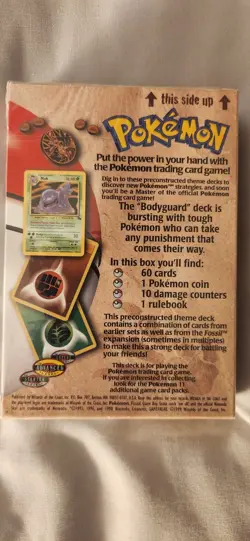 Wizards of the Coast 1999 Fossil Bodyguard Theme Trading Card Factory Sealed - Image 2