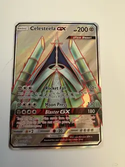 Pokemon TCG Celesteela GX Ultra Prism Holo Card 144/156 Full Art Ultra Rare - Image 1