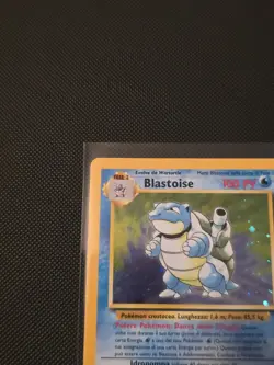 Pokemon TCG Blastoise Base Set Holo Rare Card 2/102 Italian NM/M with swirl - Image 4