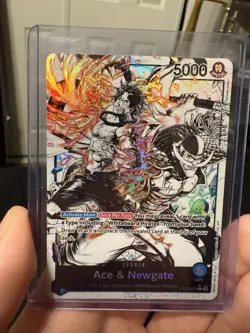 Ace & Newgate ST22-001 - English Parallel Alt Art Leader One Piece Card Foil - Image 1