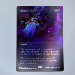 [1x] Aether Gust (330) - Foil - Borderless Near Mint, English Secret Lair MTG Ma - Image 1