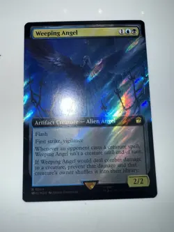 Weeping Angel (Extended Art) (Surge Foil) Magic MTG Doctor Who (1044) - Image 1
