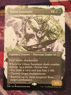 MTG ONE - Glissa Sunslayer Borderless NM - Image 1