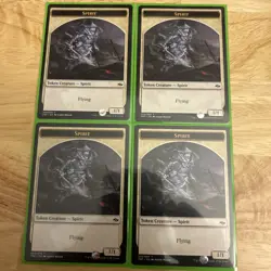 Token Creature Spirit X4 Fate Reforged NM Magic The Gathering - Image 1
