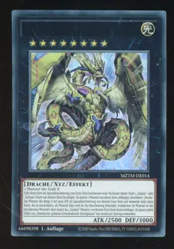 Yu-Gi-Oh! MZTM-DE014 Divine Golden Shadow Dragon Dragluxion Misprint #3 - Image 1