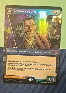 x1x Spider Man Norman Osborn/Green Goblin Foil MTG - Image 1
