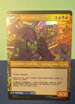 x1x Spider Man Norman Osborn/Green Goblin Foil MTG - Image 5